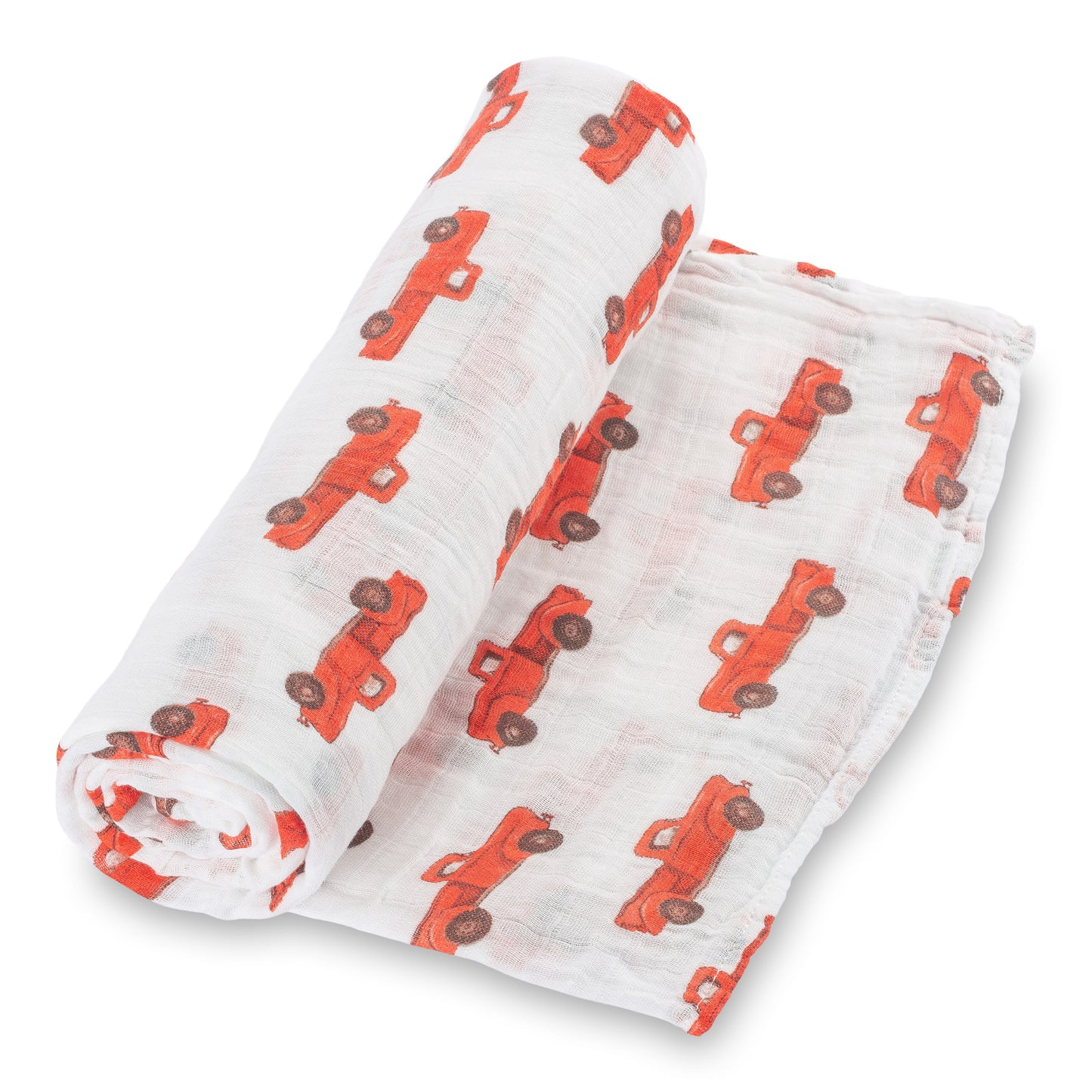 LollyBanks Truckin On Cotton Swaddle image 1