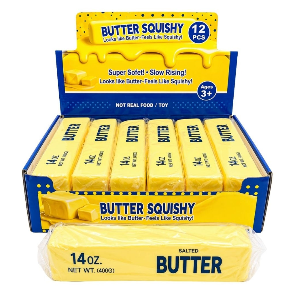 Salted Butter Large Slow Rising Squeezy Squishy Toy-22cm