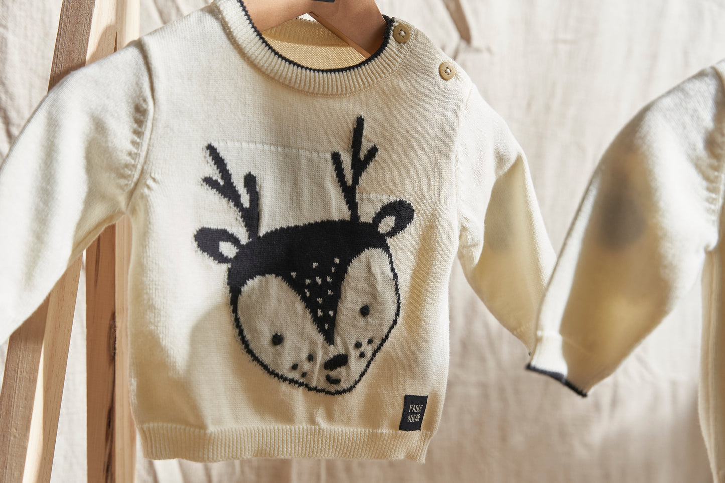 Fable and Bear Hello Deer Jumper