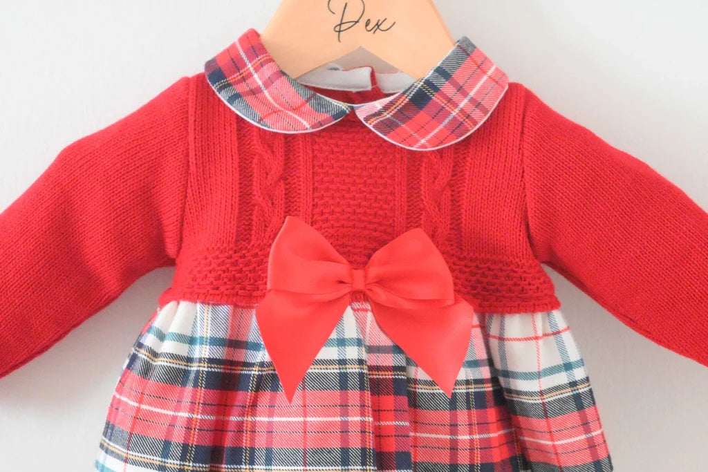 Pex Fiorella Tartan Baby Dress image 2