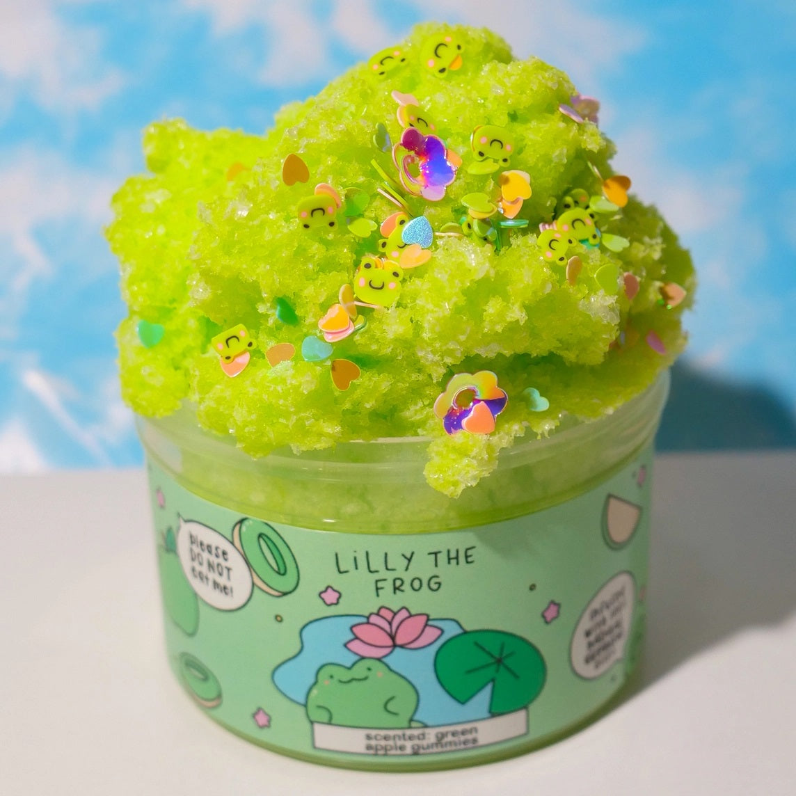 Lily the Frog Scented Slime image 1