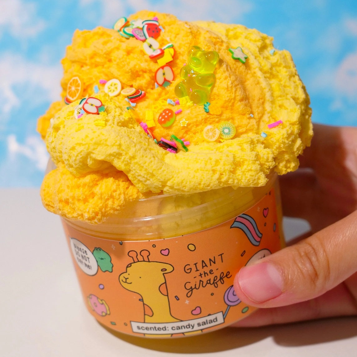 Giant the Giraffe Scented Slime image 2