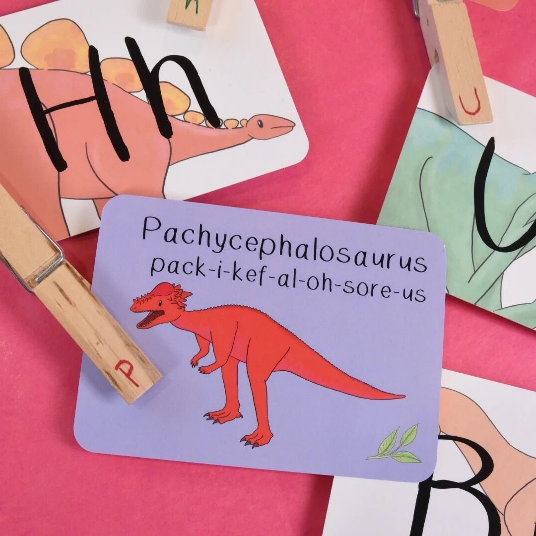 Alphabet of Amazing Dinosaurs Flash Cards image 5