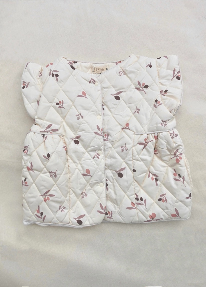 Pia Girls Floral Gilet image 0