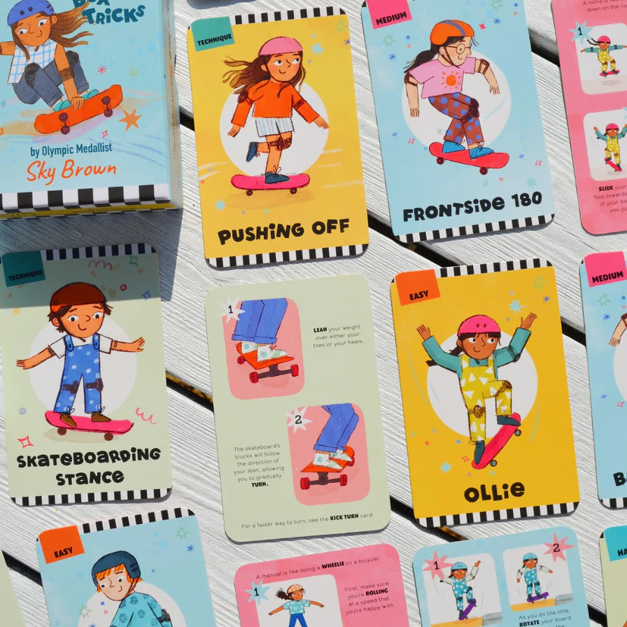 Skateboarding Box of Tricks - 25 Activity Cards