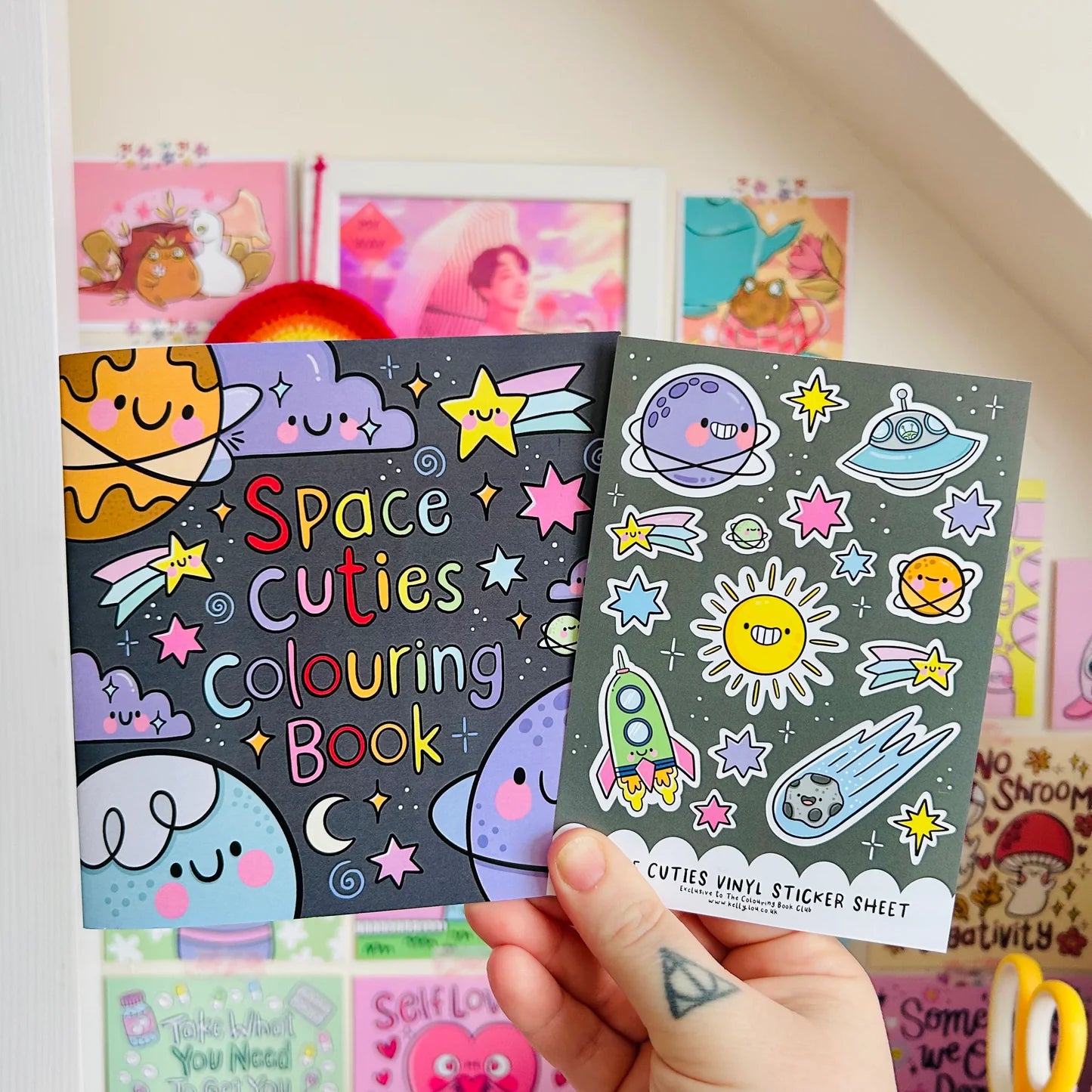 Space Cuties Colouring Book