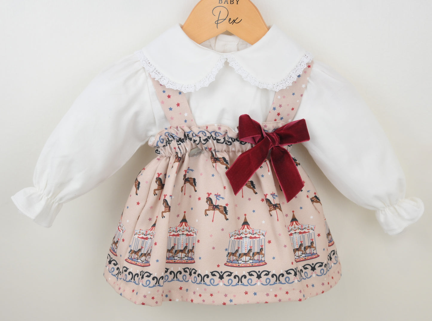 Pex Carousel Outfit coordinating blouse & skirt set