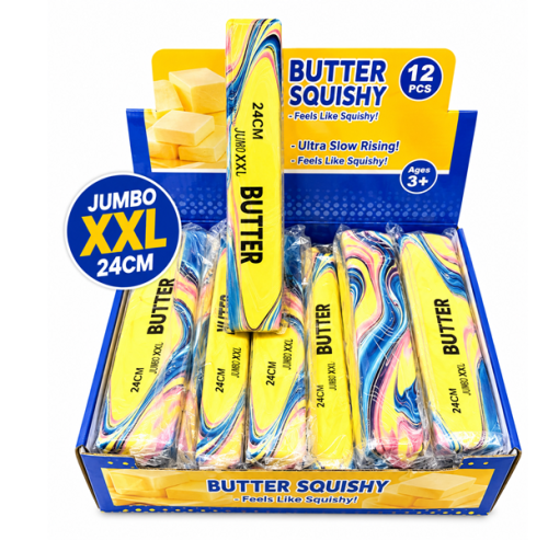 Jumbo XXL Rainbow Blue Butter Squishy 24cm