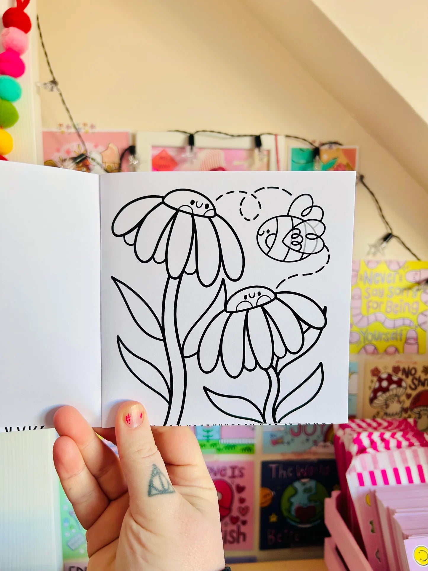 Floral Friends Colouring Book