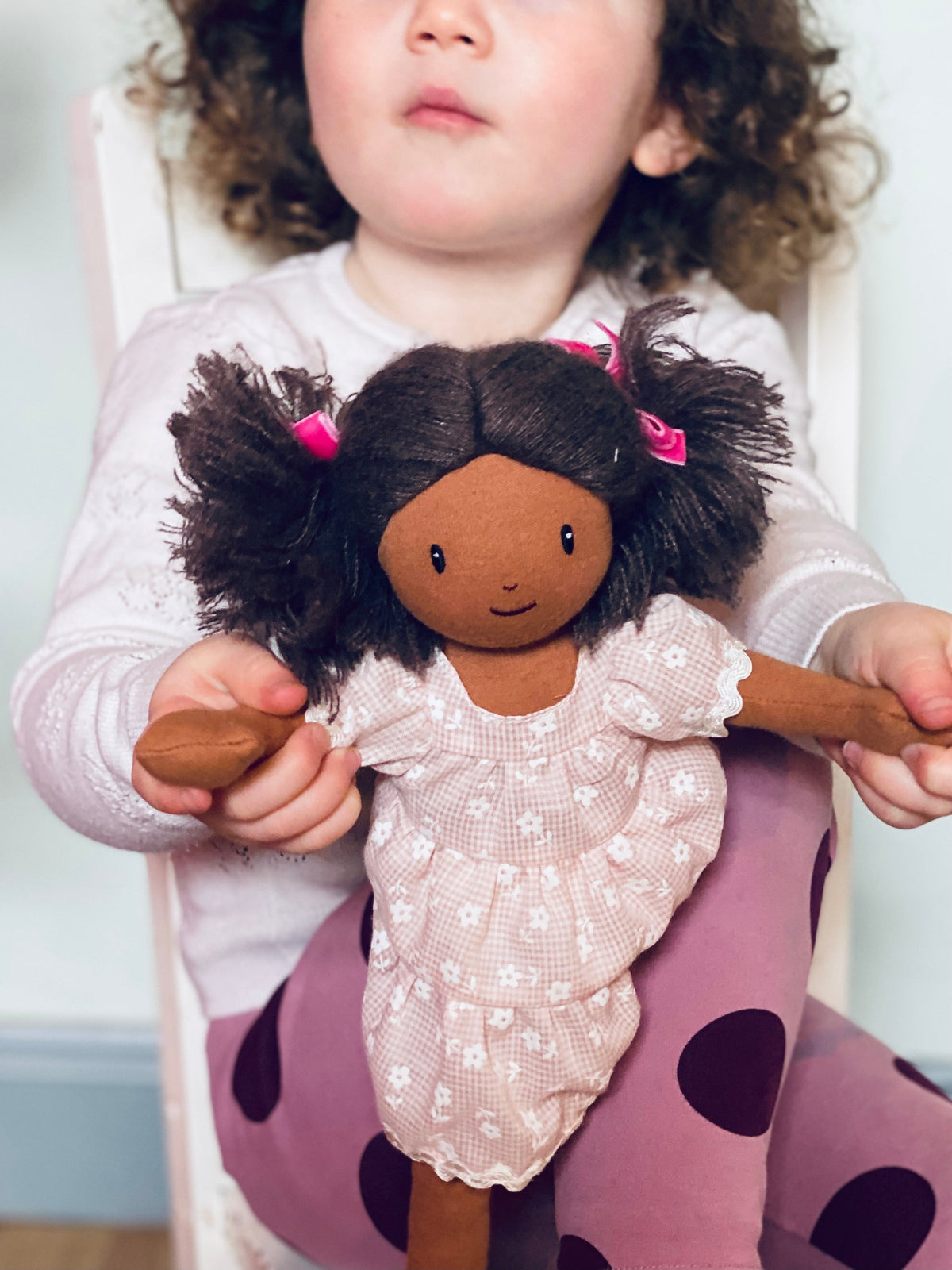 ThreadBear Mia Pink Rag Doll