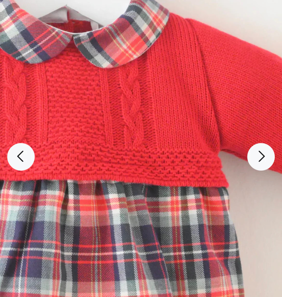 Pex Robin Tartan Romper