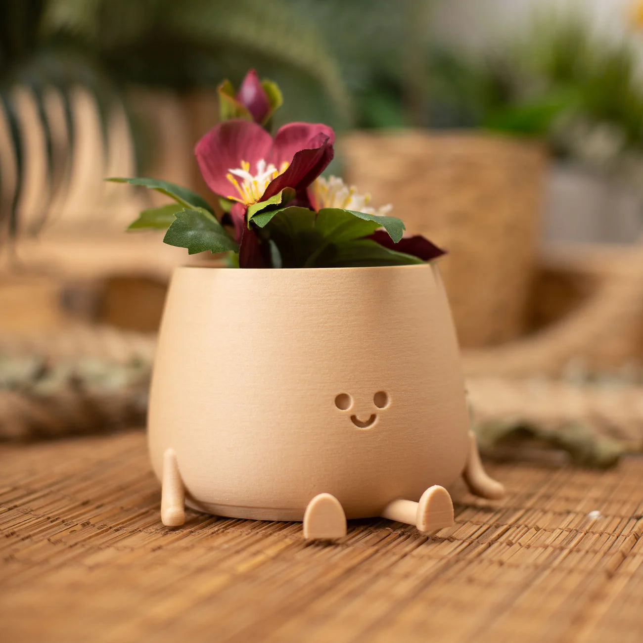 Ingadi Happy Pot Planter – eco 3D printed plant pot