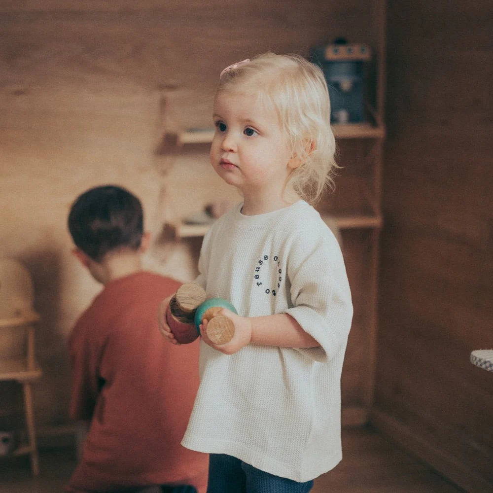 Organic Choose To Reuse Slogan Waffle Top