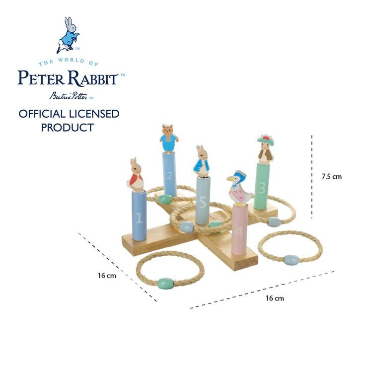 Peter Rabbit™ Wooden Hoopla size details