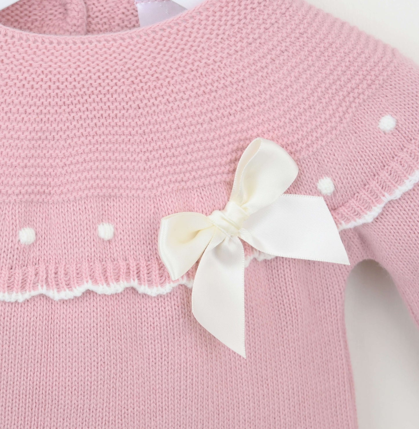 Soft knit Pex Amber baby suit – textured matching set