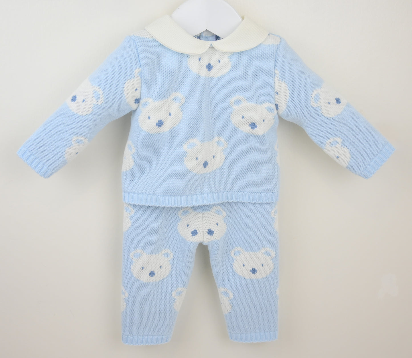 Blue Bear two piece knitted outfit