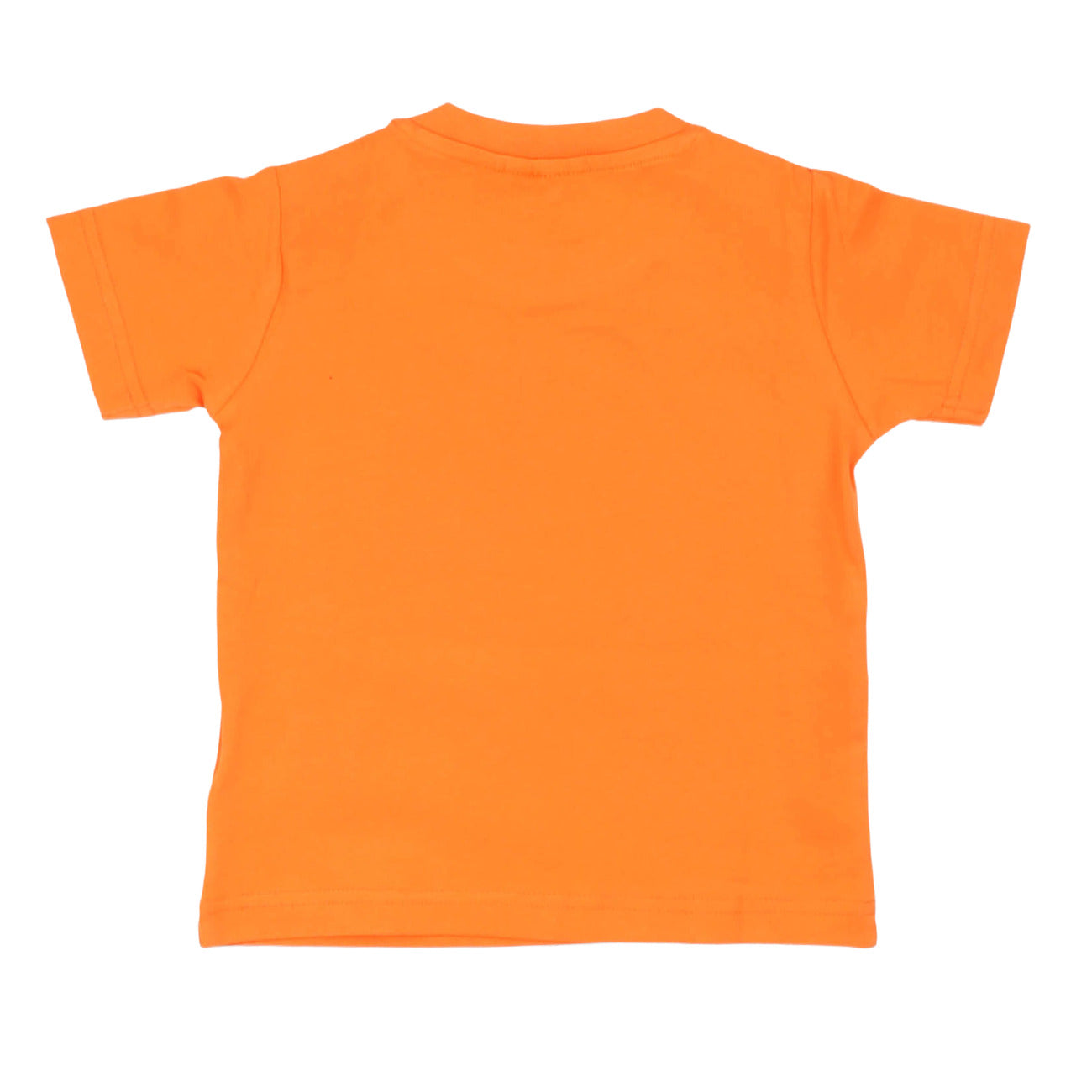 Orange t-shirt on a white background