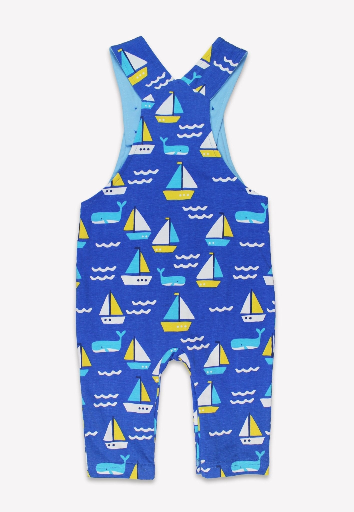 Toby Tiger Organic St Ives Print Dungarees