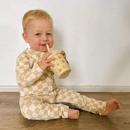 Sun & Moon 200ml Toddler Smoothie Cup with Lid & Straw image 1