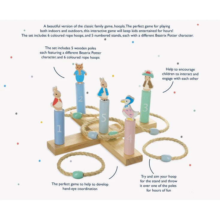 eter Rabbit wooden hoopla game description