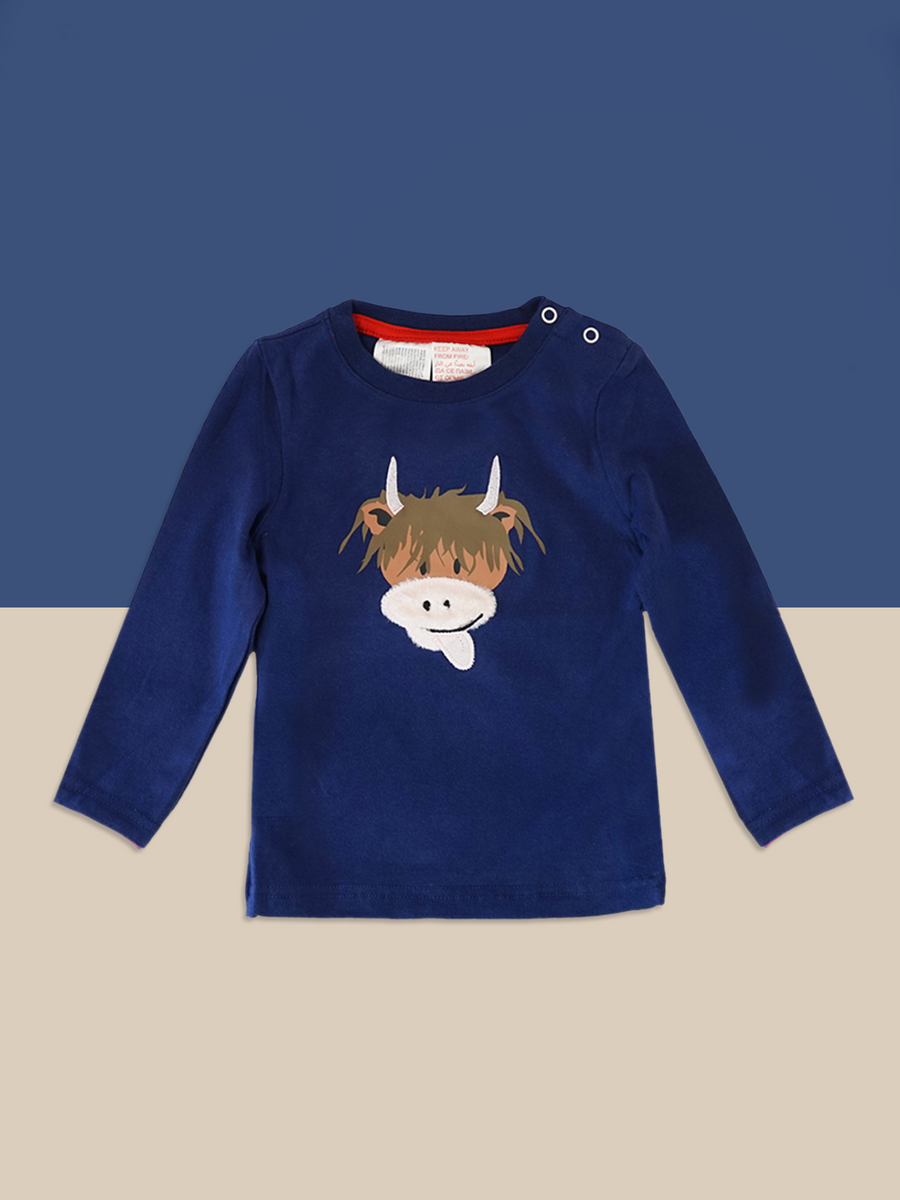 Hamish the Highland Cow Long Sleeved Tshirt