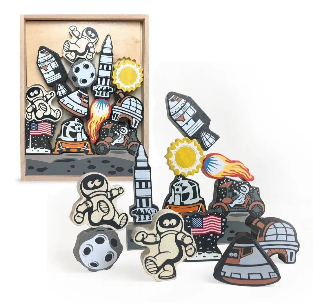 Lunar Lander Space Balance Game Playset image 0
