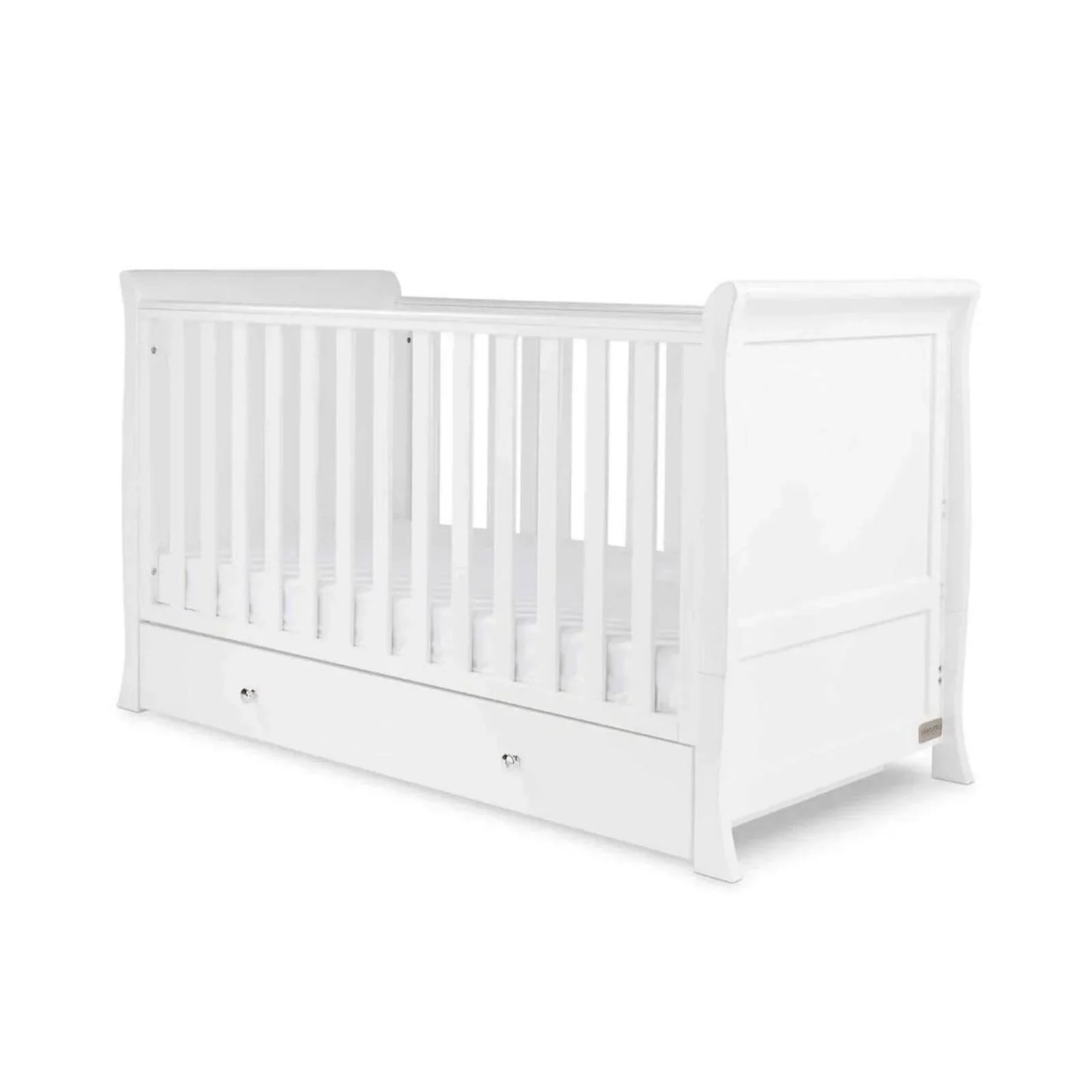 Ickle Bubba Snowdon Classic Furniture Set Premium Sprung Mattress 2 pcs - White