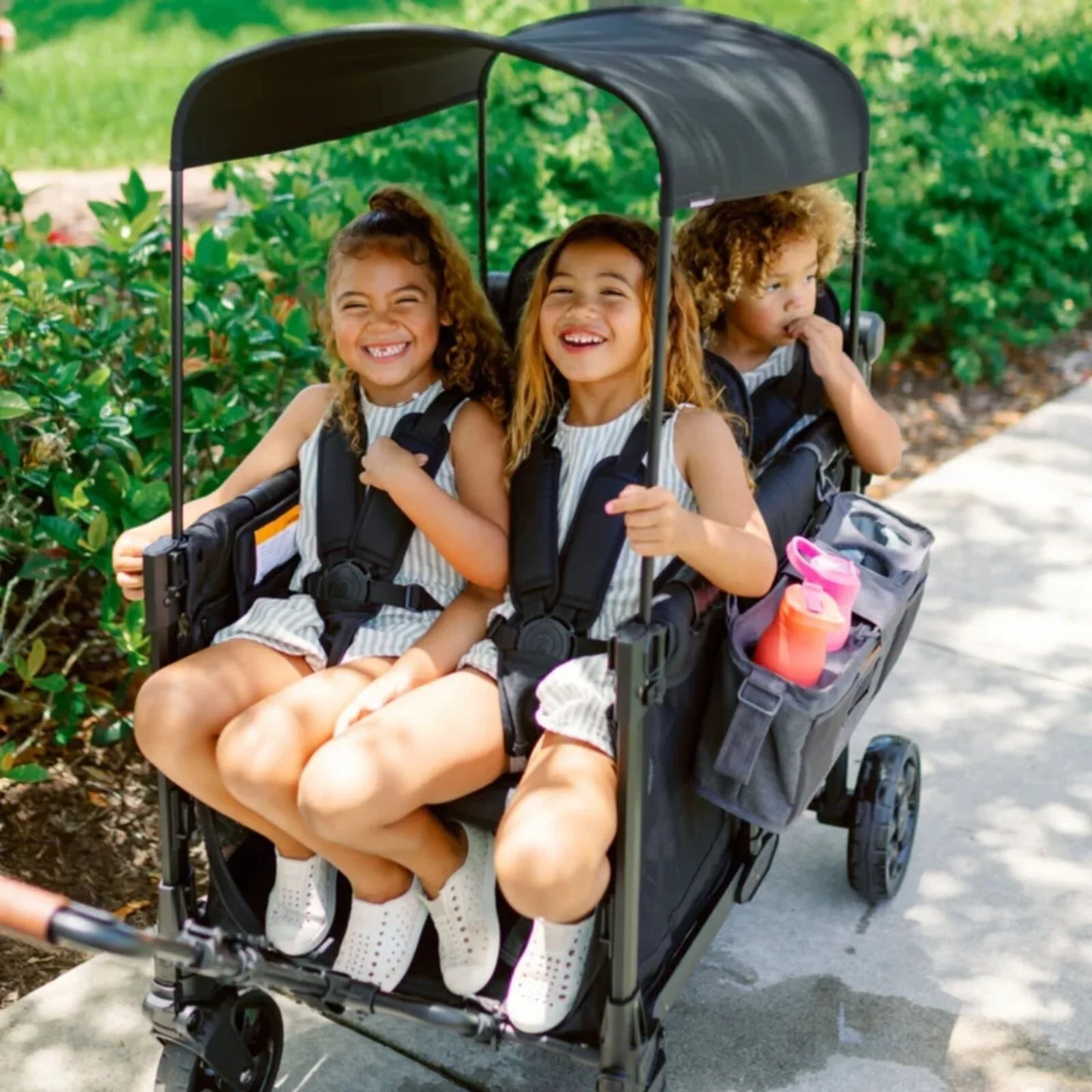 Wonderfold W4 Elite Pro Stroller Wagon - Charcoal Grey