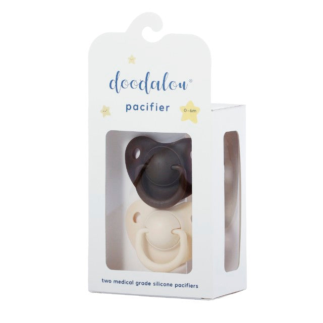 Doodalou Dummies Ivory & Dark Brown image 1