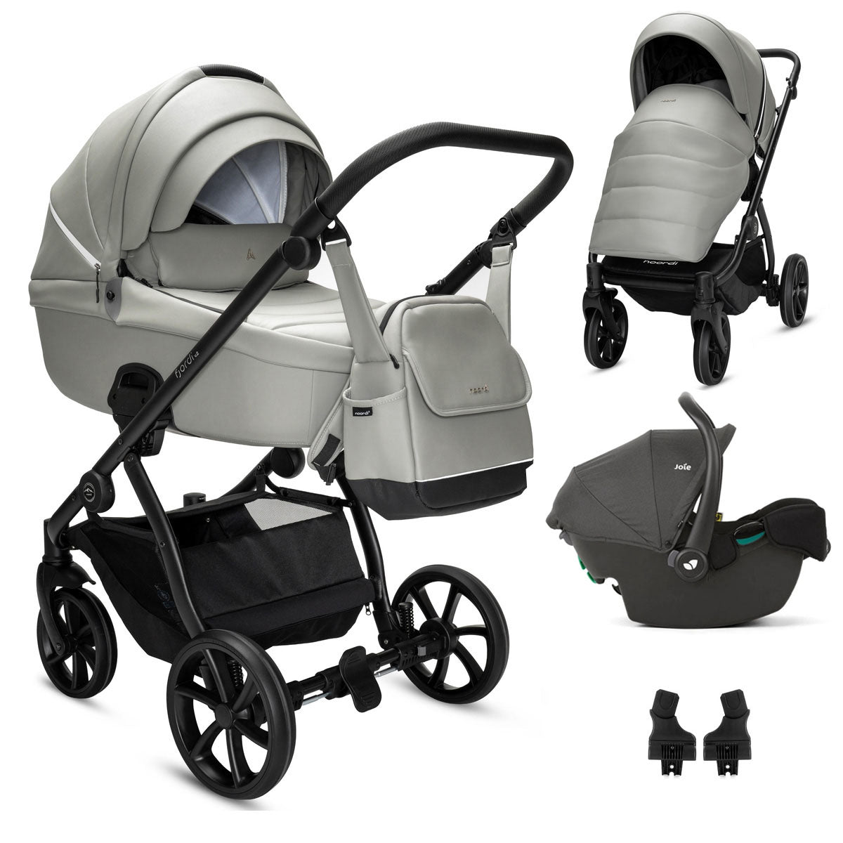 Noordi Fjordi V2 Leather 3in1 with Joie i-Snug 2 Car Seat