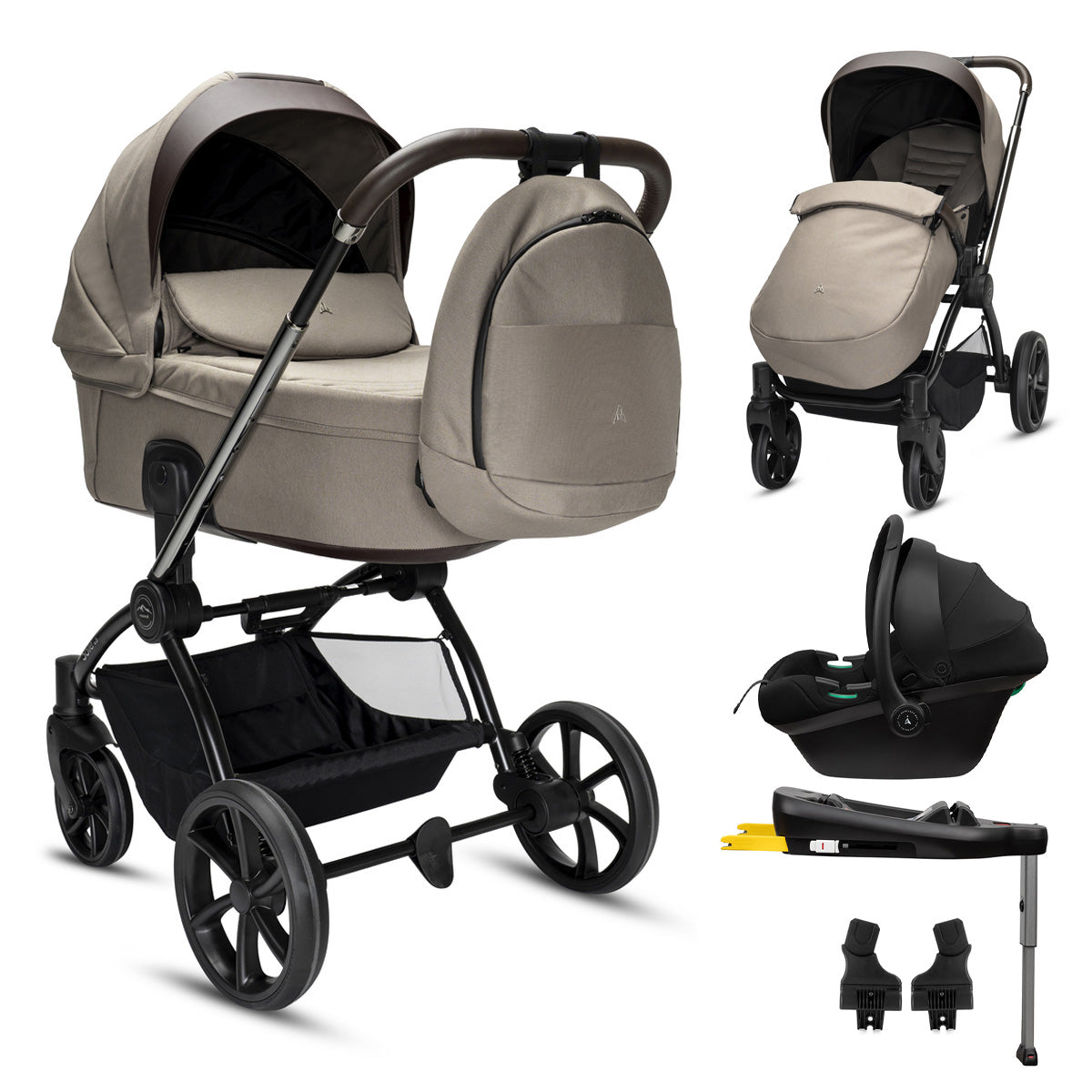 Noordi Sole V3 3in1 with Terra Car Seat- Arctic Mink