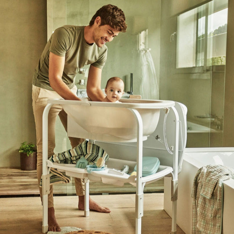 Jane Flip Baby Bath Changing Unit- Sesame