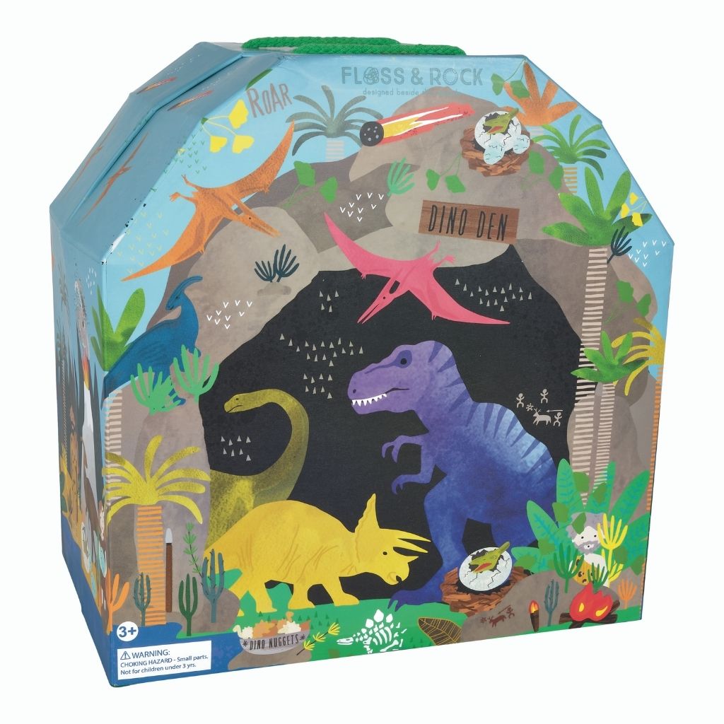 Floss & Rock Playbox with Wooden Pieces- Dinosaur image 2