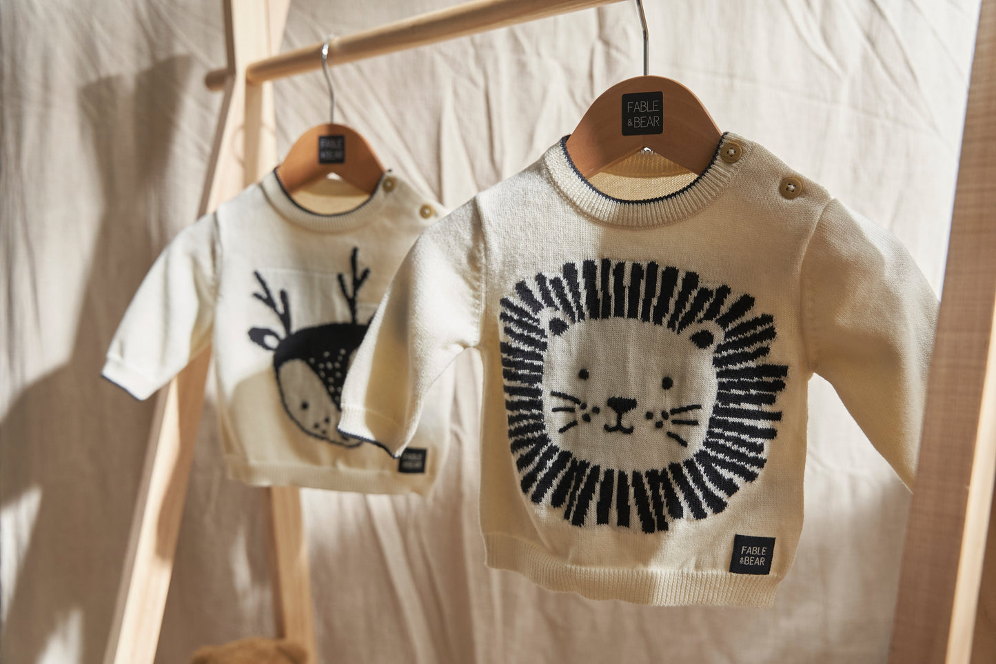 Fable and Bear Organic Lion Jumper