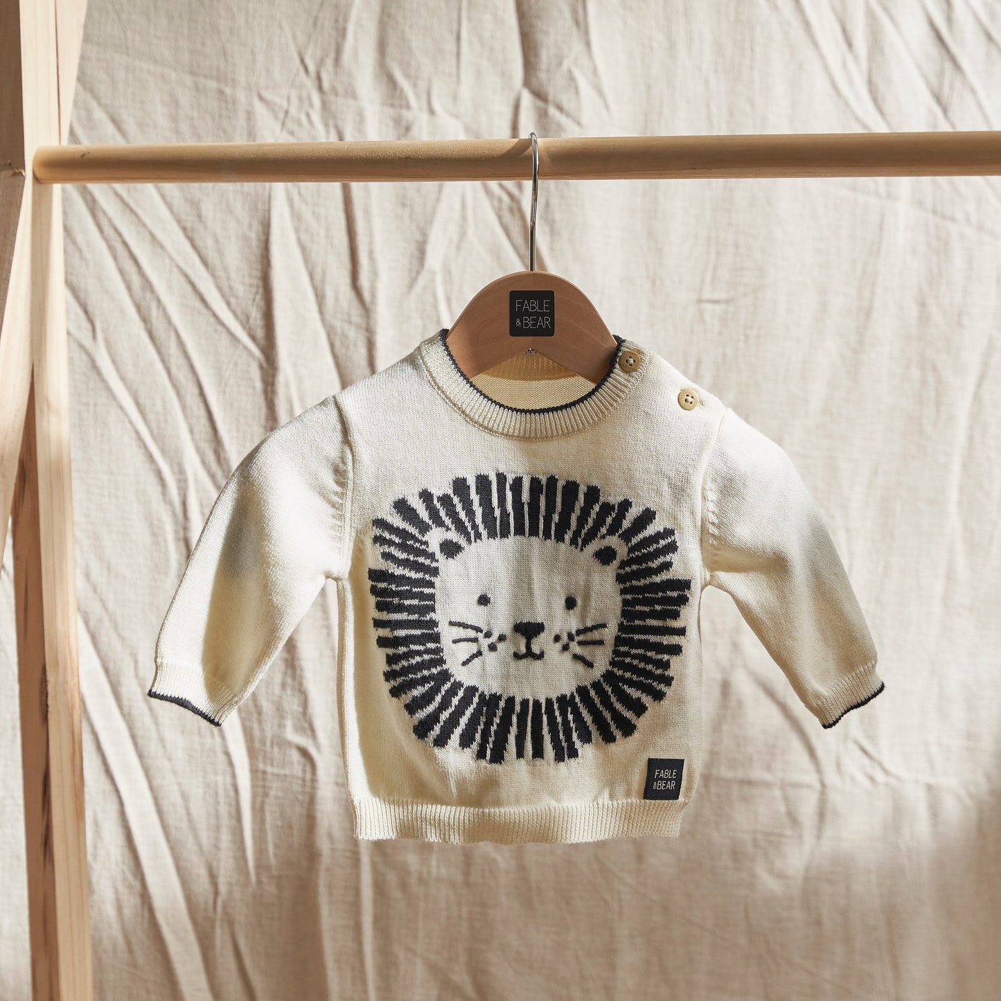 Fable and Bear Organic Lion Jumper