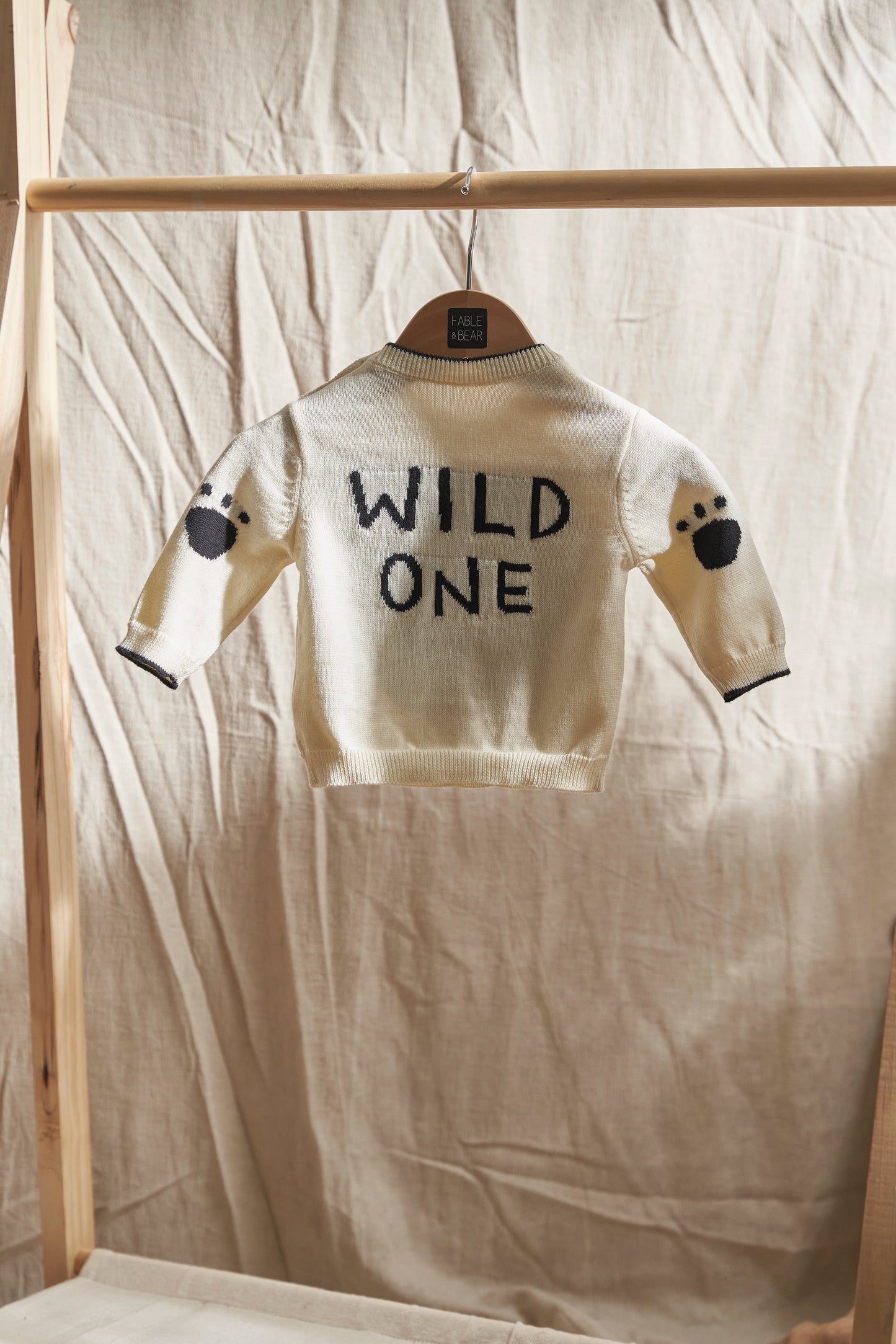 Fable and Bear Organic Lion Jumper