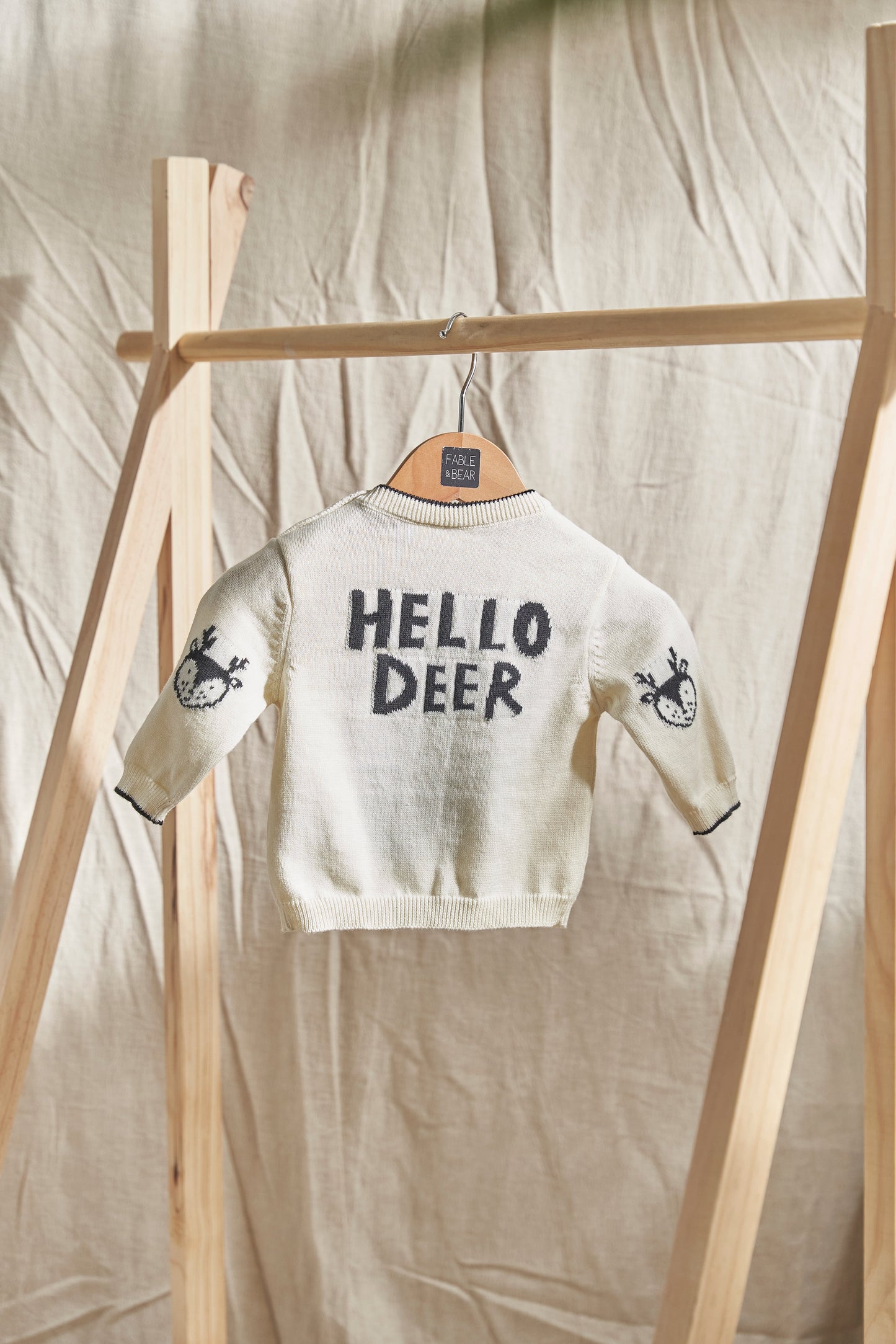 Fable and Bear Hello Deer Jumper