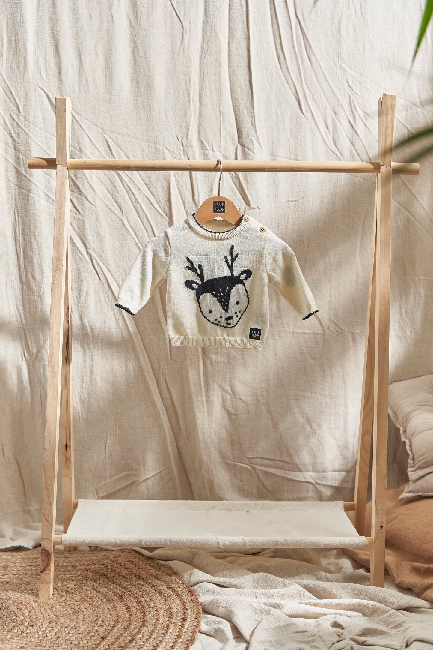 Fable and Bear Hello Deer Jumper