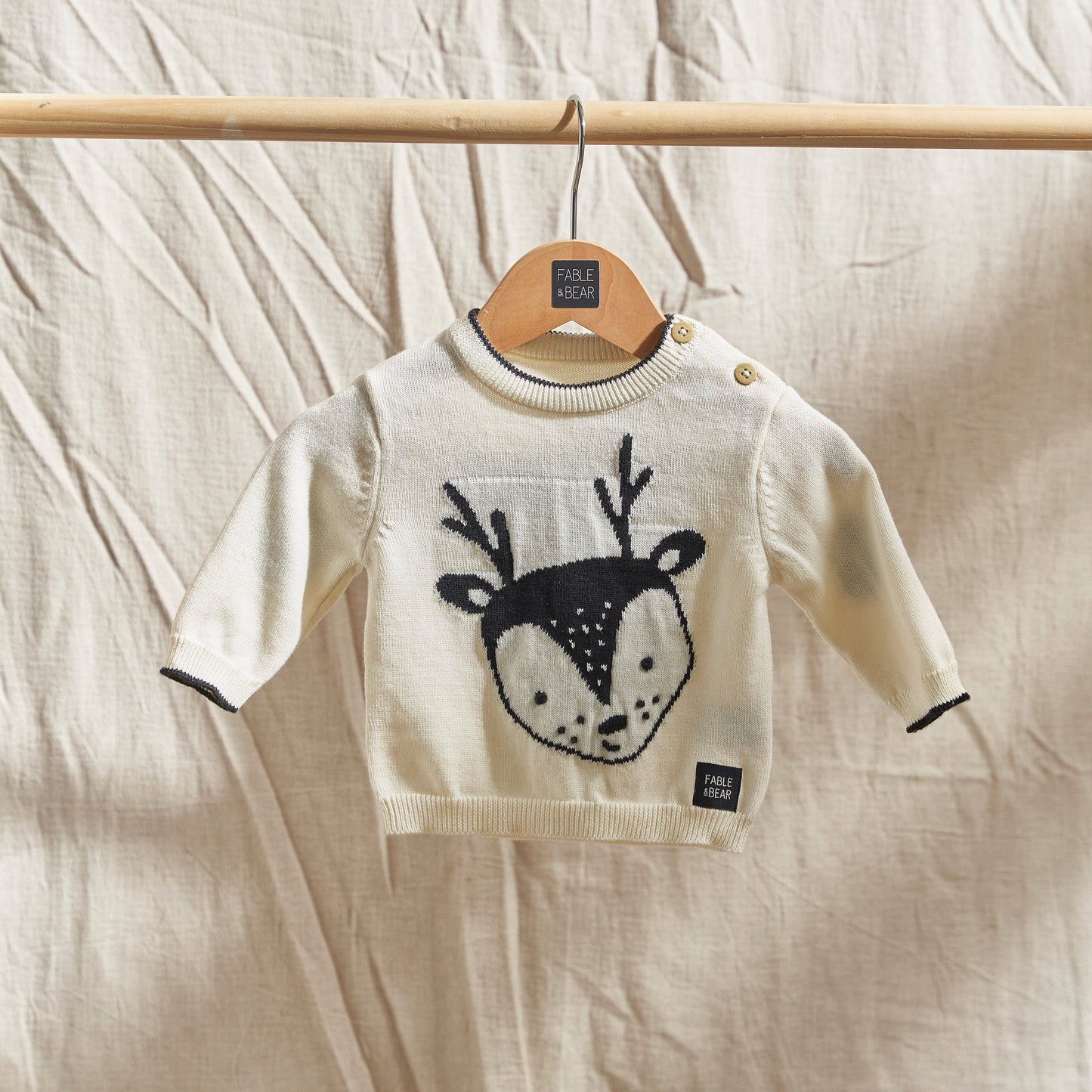 Fable and Bear Hello Deer Jumper