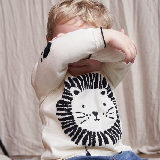 Fable and Bear Organic Lion Jumper