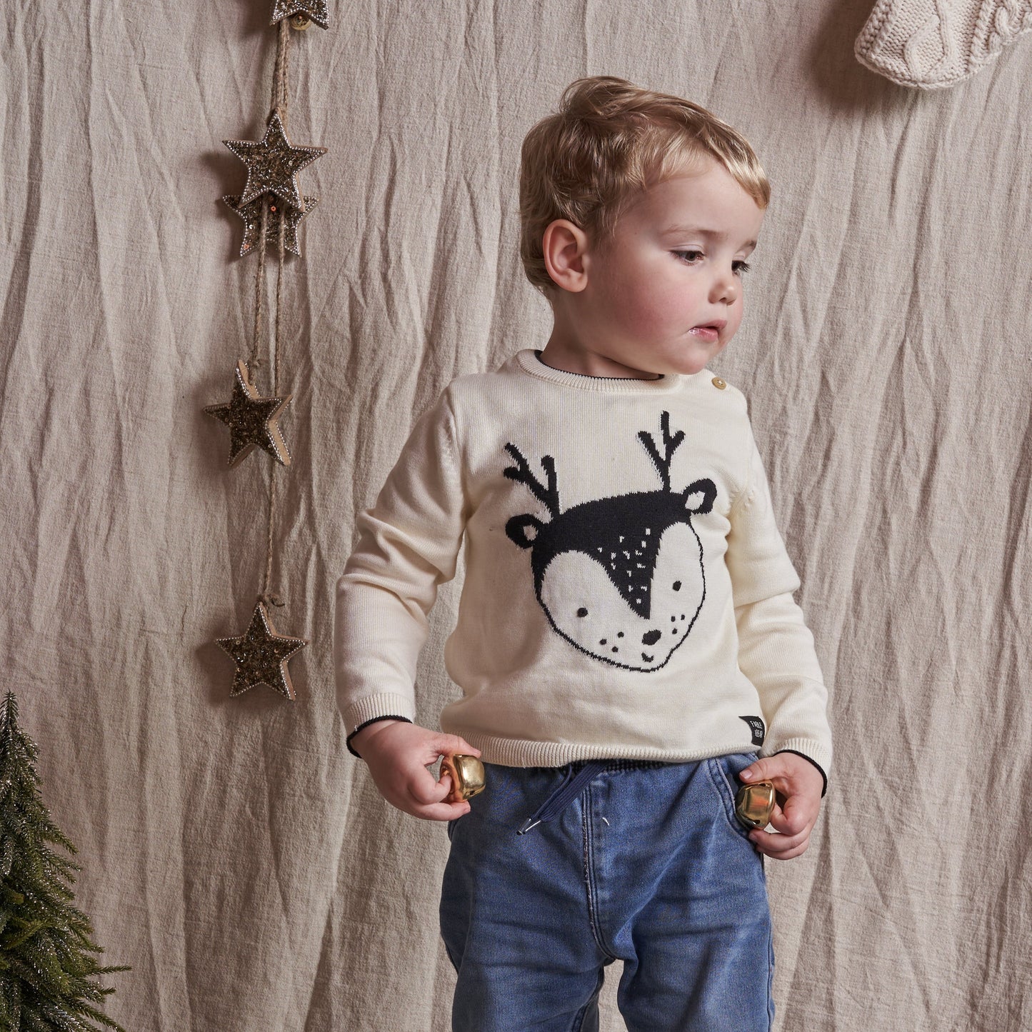Fable and Bear Hello Deer Jumper