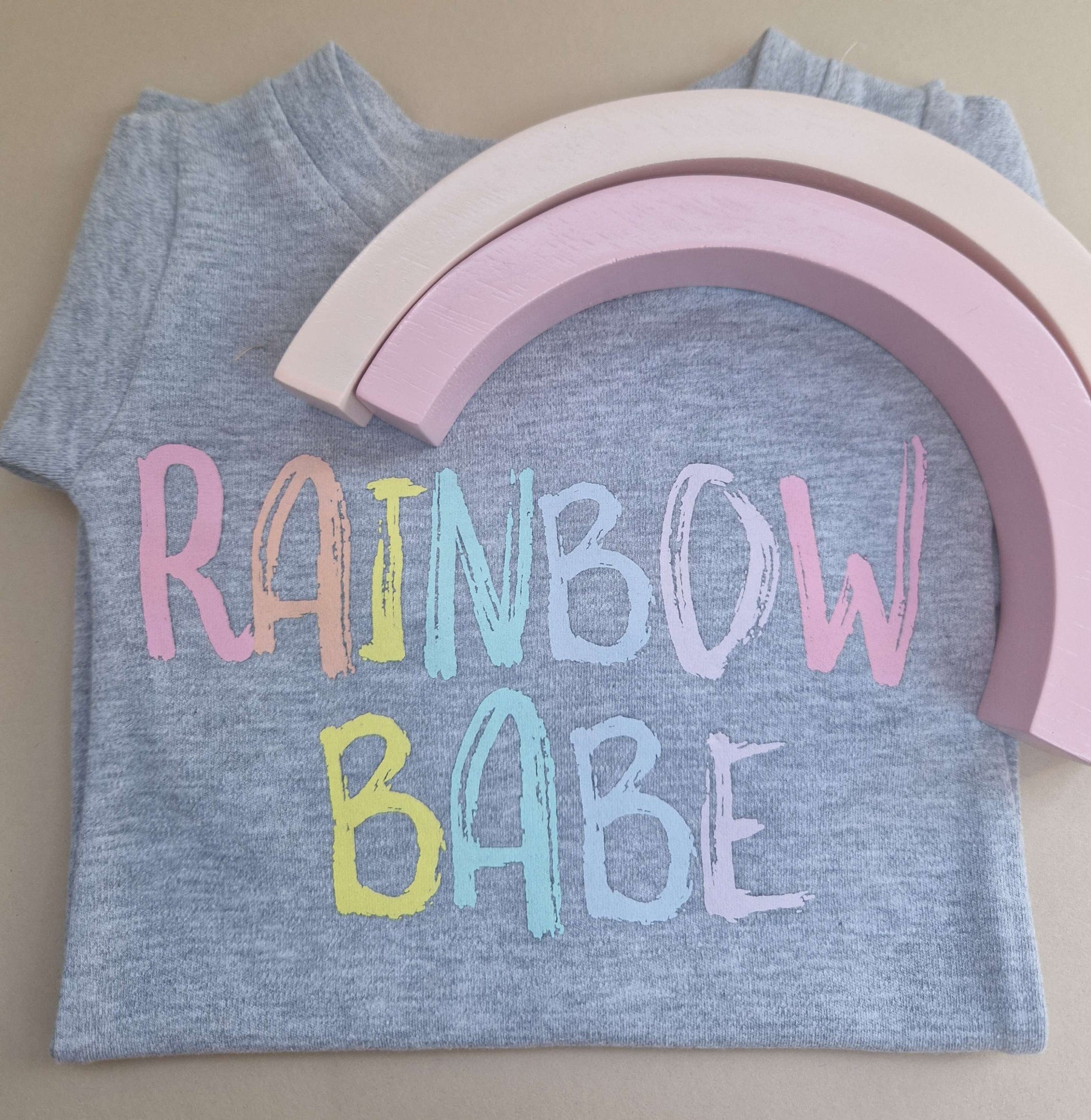Portage and Main Rainbow Babe Romper image 0