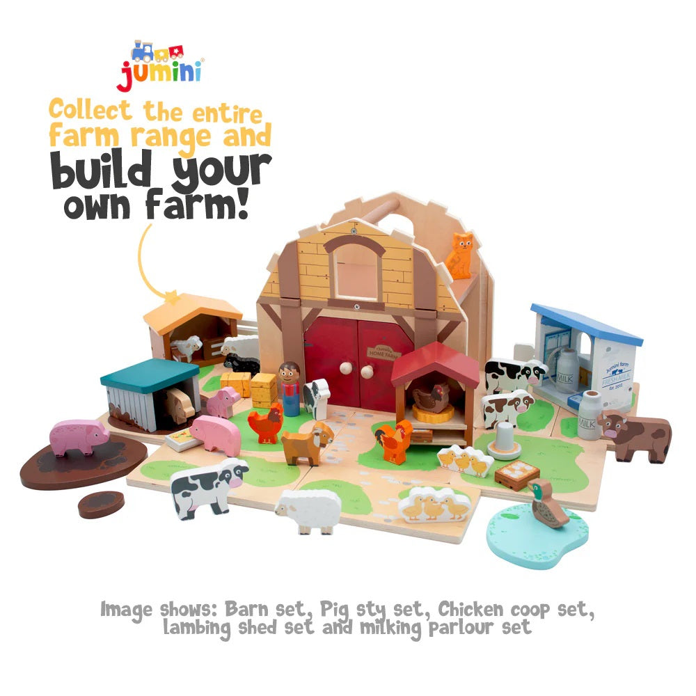Jumini Wooden Milking Parlour Set image 1