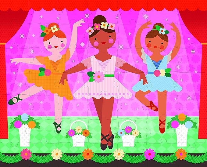 Ballerina Two-sided On-the-Go Travel Puzzle image 1