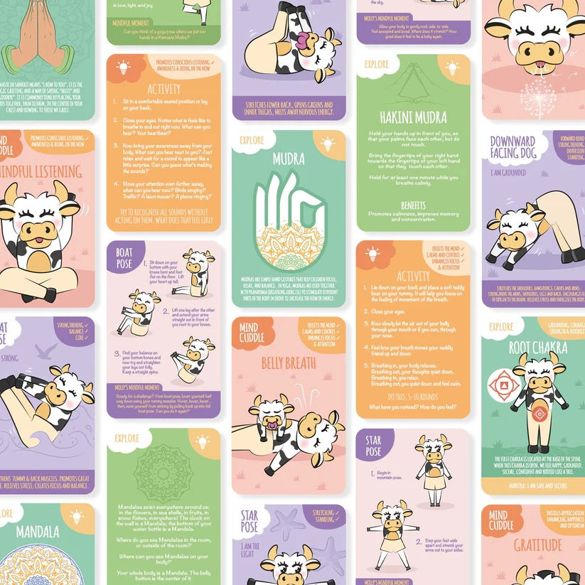 Myga Kids Yoga Card Deck image 3