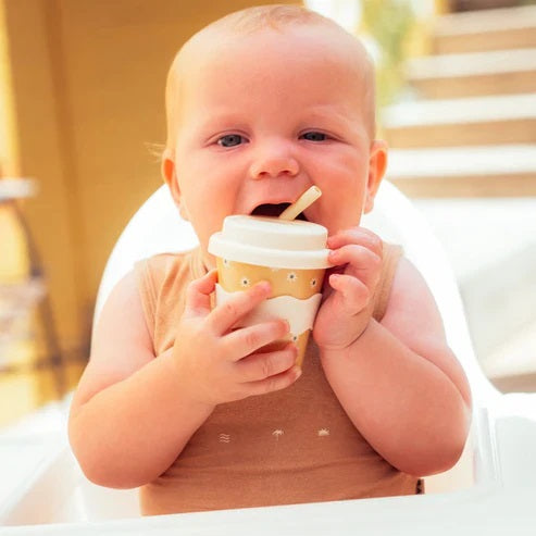 Yellow Daisy BabyChino Cup image 0
