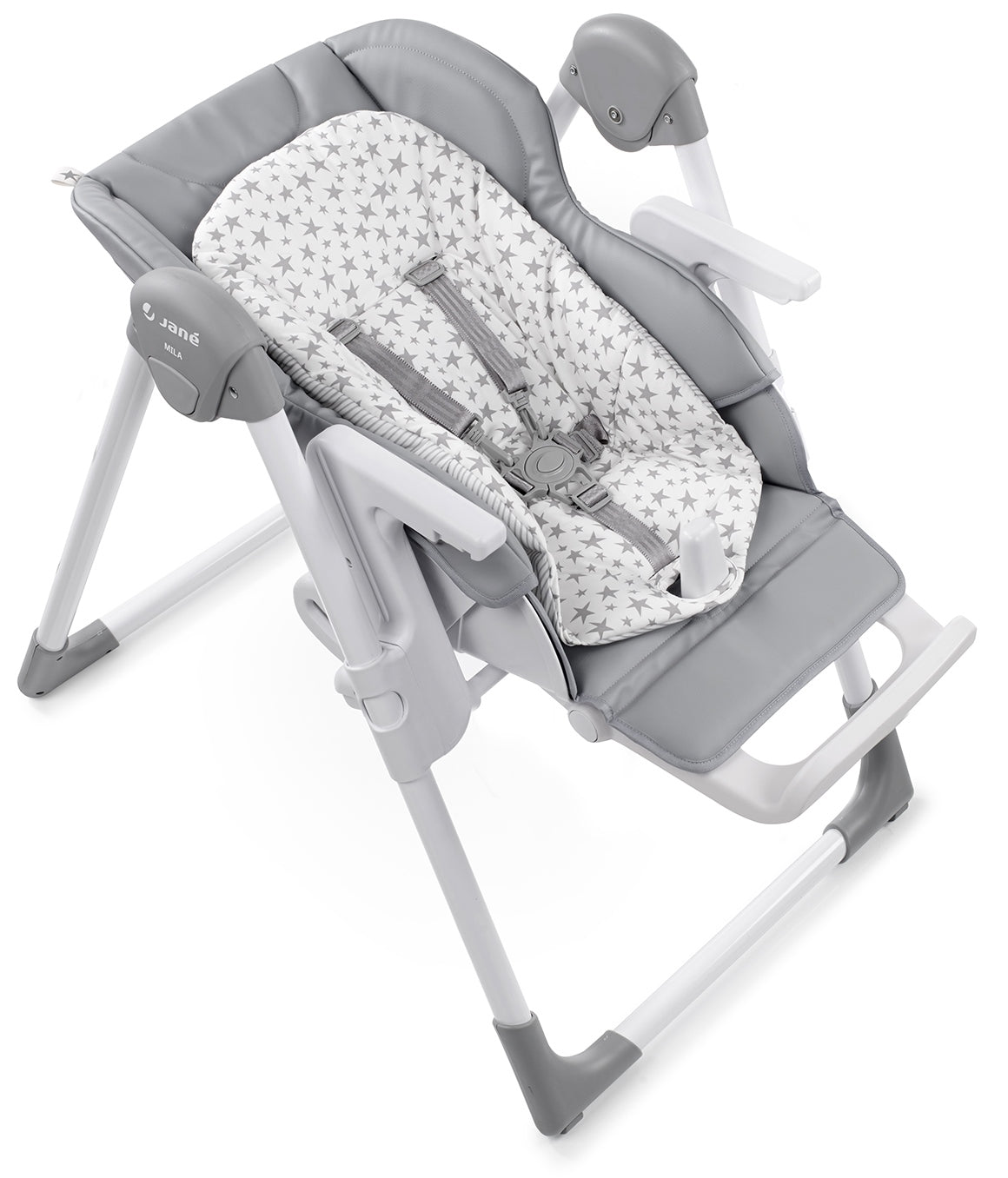Jane Mila Leatherette Highchair, 0-3 Years- Forest Green