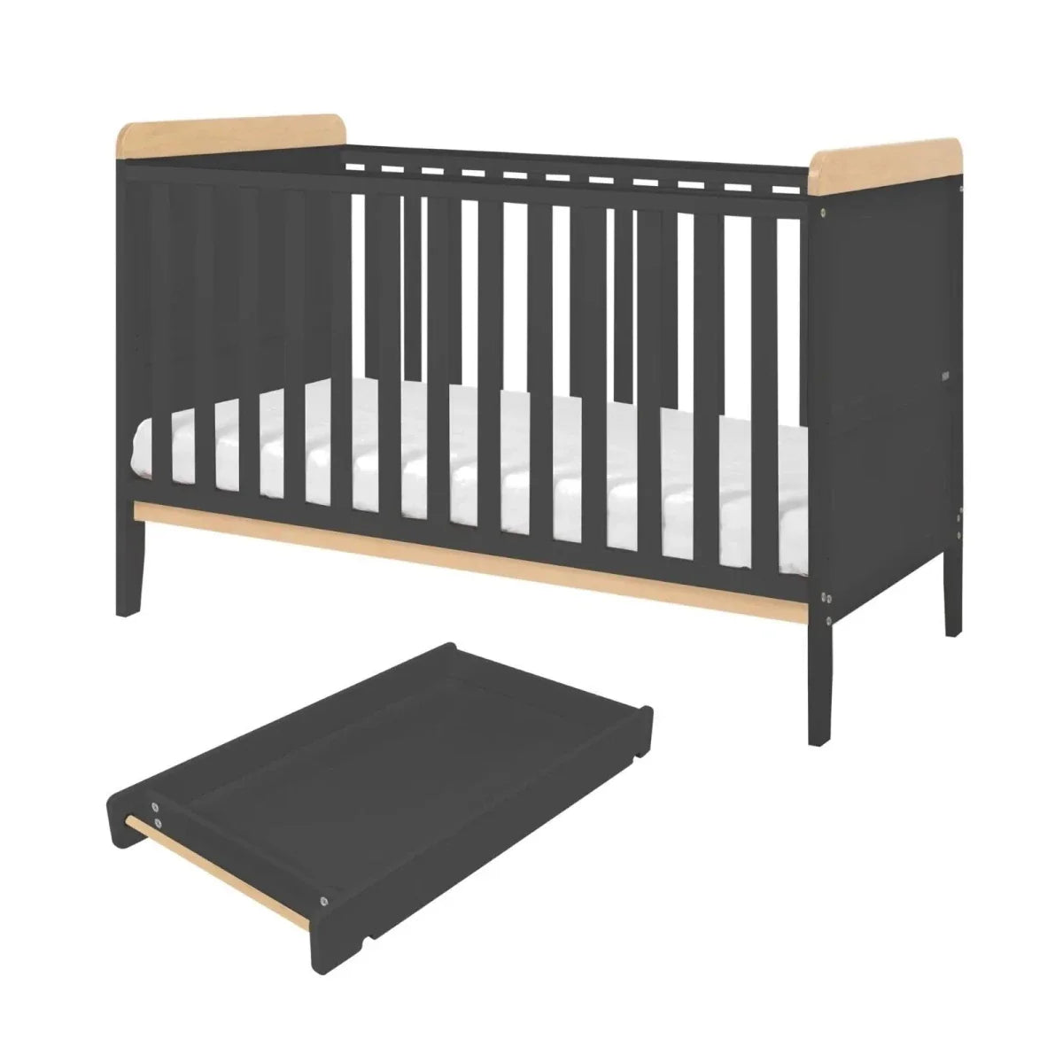 Tutti Bambini Rio 3 pcs Room Set - Dove Grey/Honey Oak