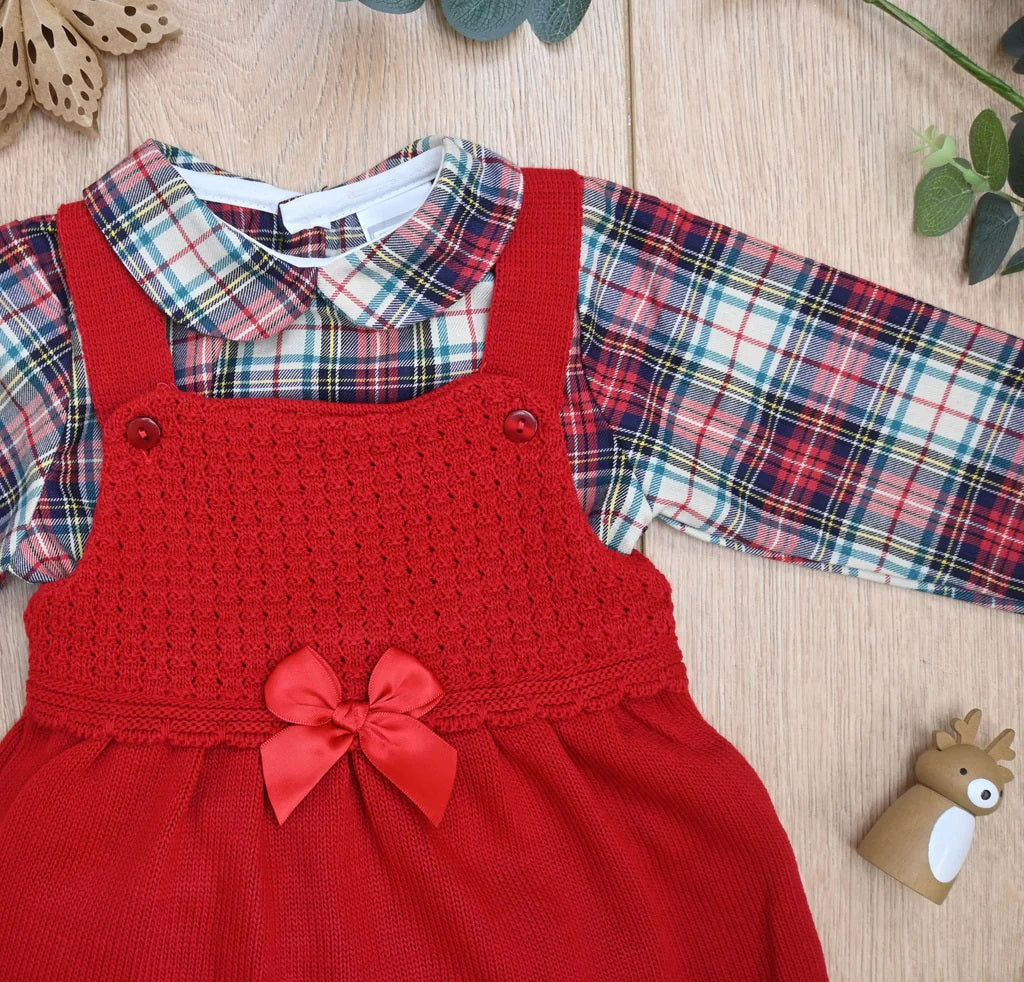 Pex Jovie Tartan Pinafore Set image 2