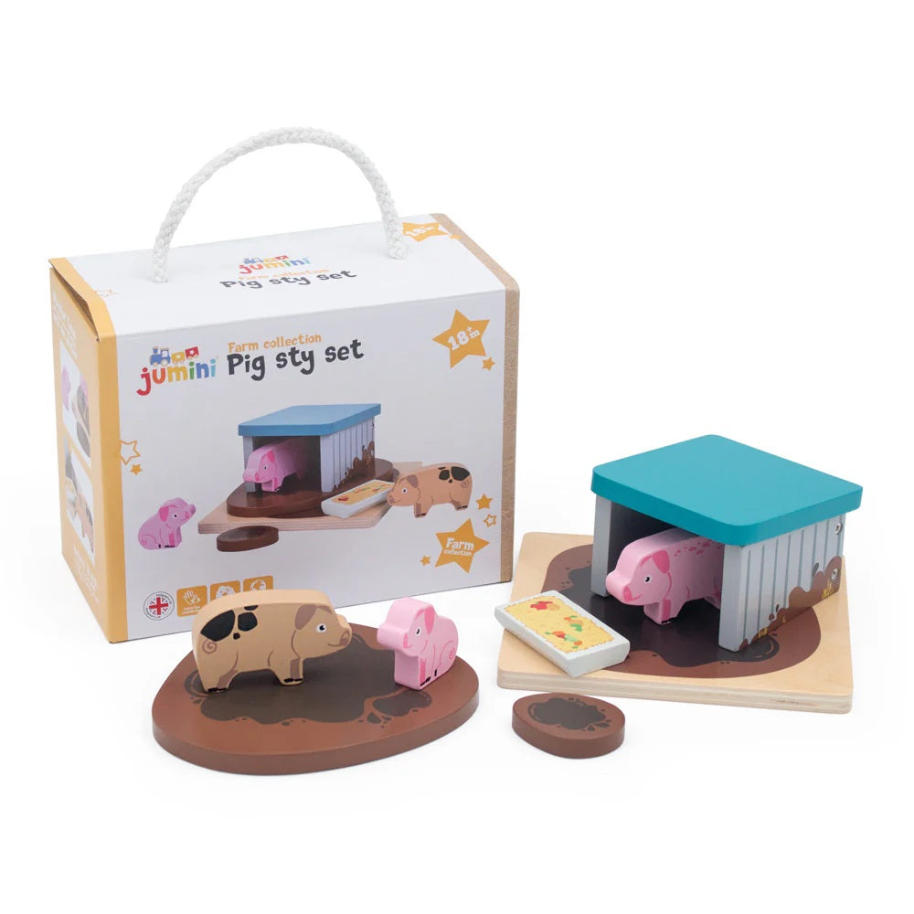 Jumini Wooden Pig Sty Set image 2
